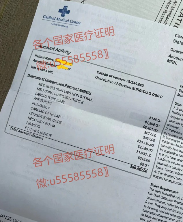 开瑞士医疗诊断证明